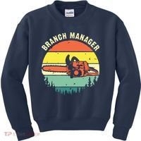 Cool Lumberjack Art Arborist Logger Branch Manager Kids Sweatshirt thumb 0
