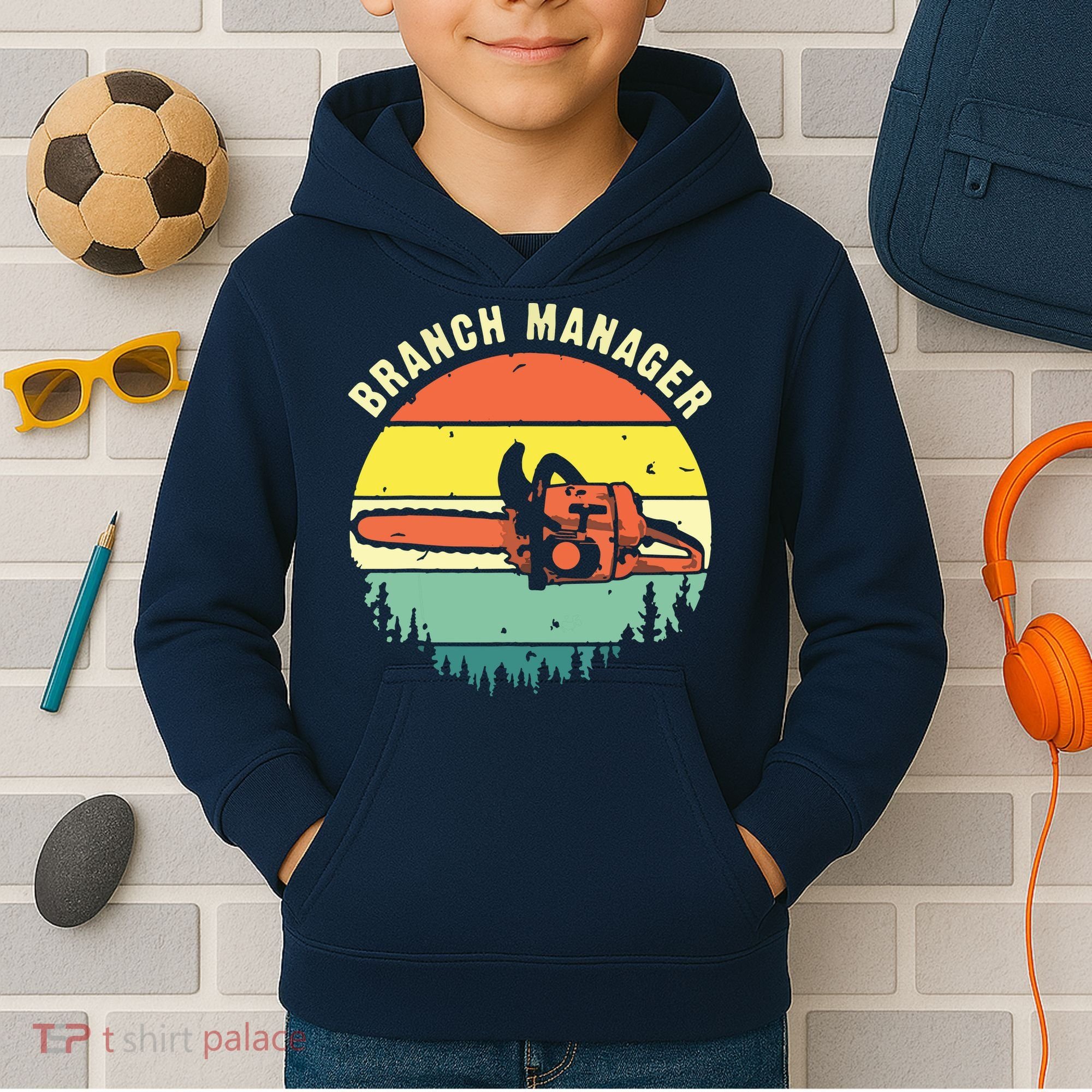 Cool Lumberjack Art Arborist Logger Branch Manager Kids Hoodie