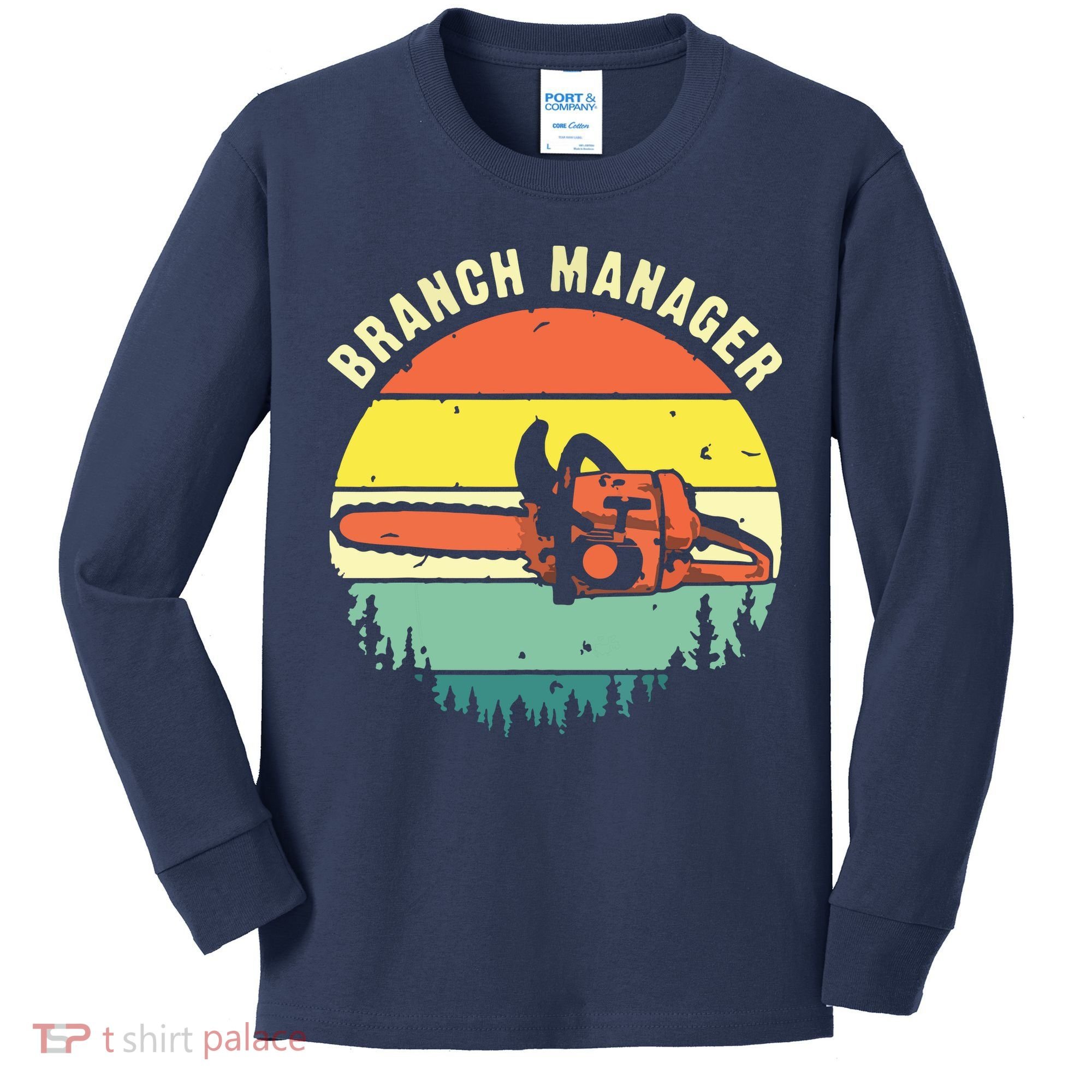 Cool Lumberjack Art Arborist Logger Branch Manager Kids Long Sleeve Shirt