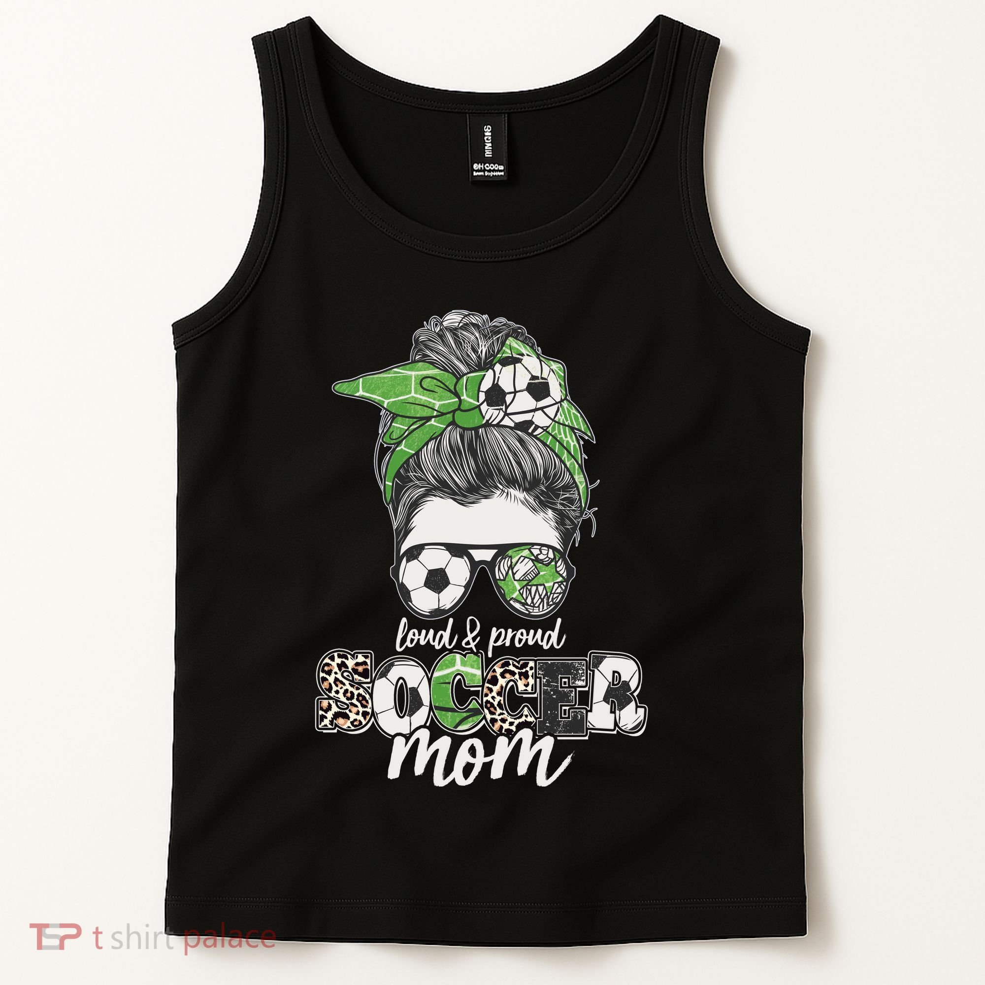 Cute Loud And Proud Soccer Mom Tank Top