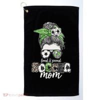 Cute Loud And Proud Soccer Mom Golf Towel thumb 0