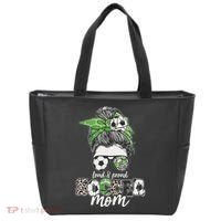 Cute Loud And Proud Soccer Mom Tote Bag thumb 0