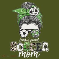 Cute Loud And Proud Soccer Mom Long Sleeve Shirt thumb 2