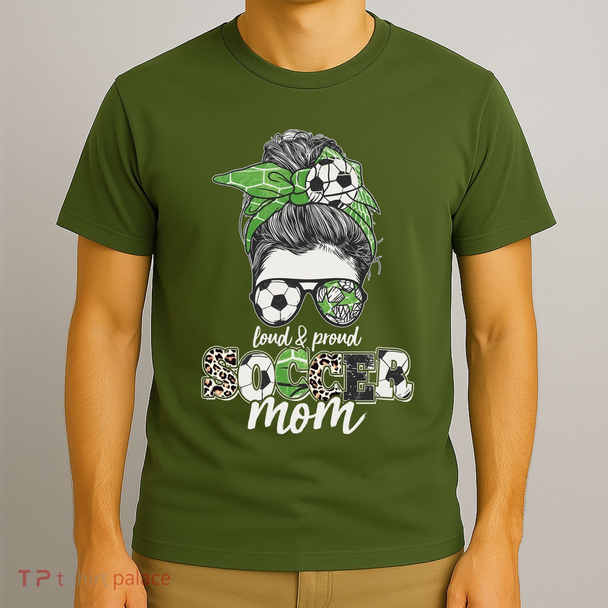 Cute Loud And Proud Soccer Mom T-Shirt