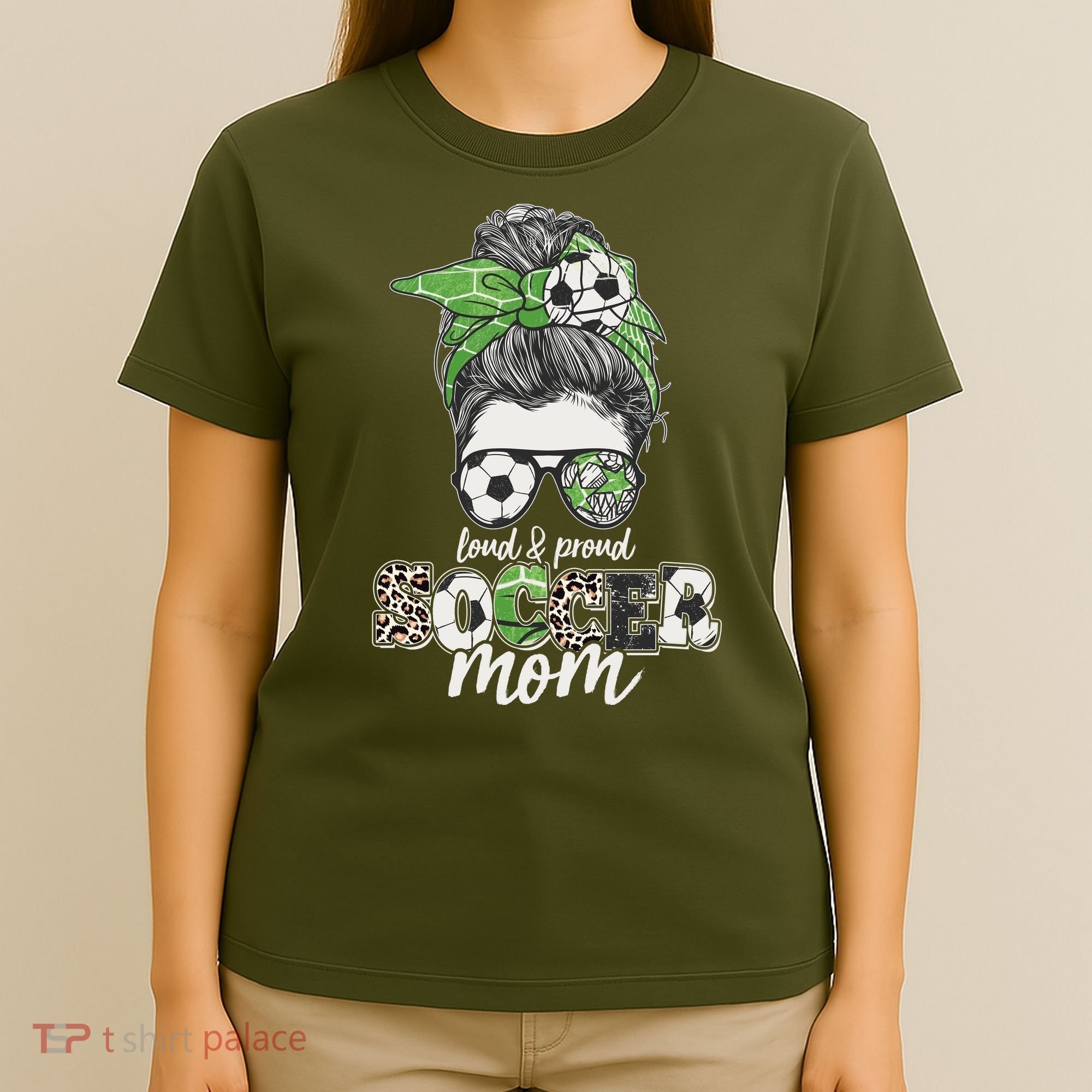 Cute Loud And Proud Soccer Mom T-Shirt