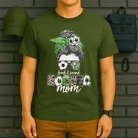 Cute Loud And Proud Soccer Mom T-Shirt thumb 6