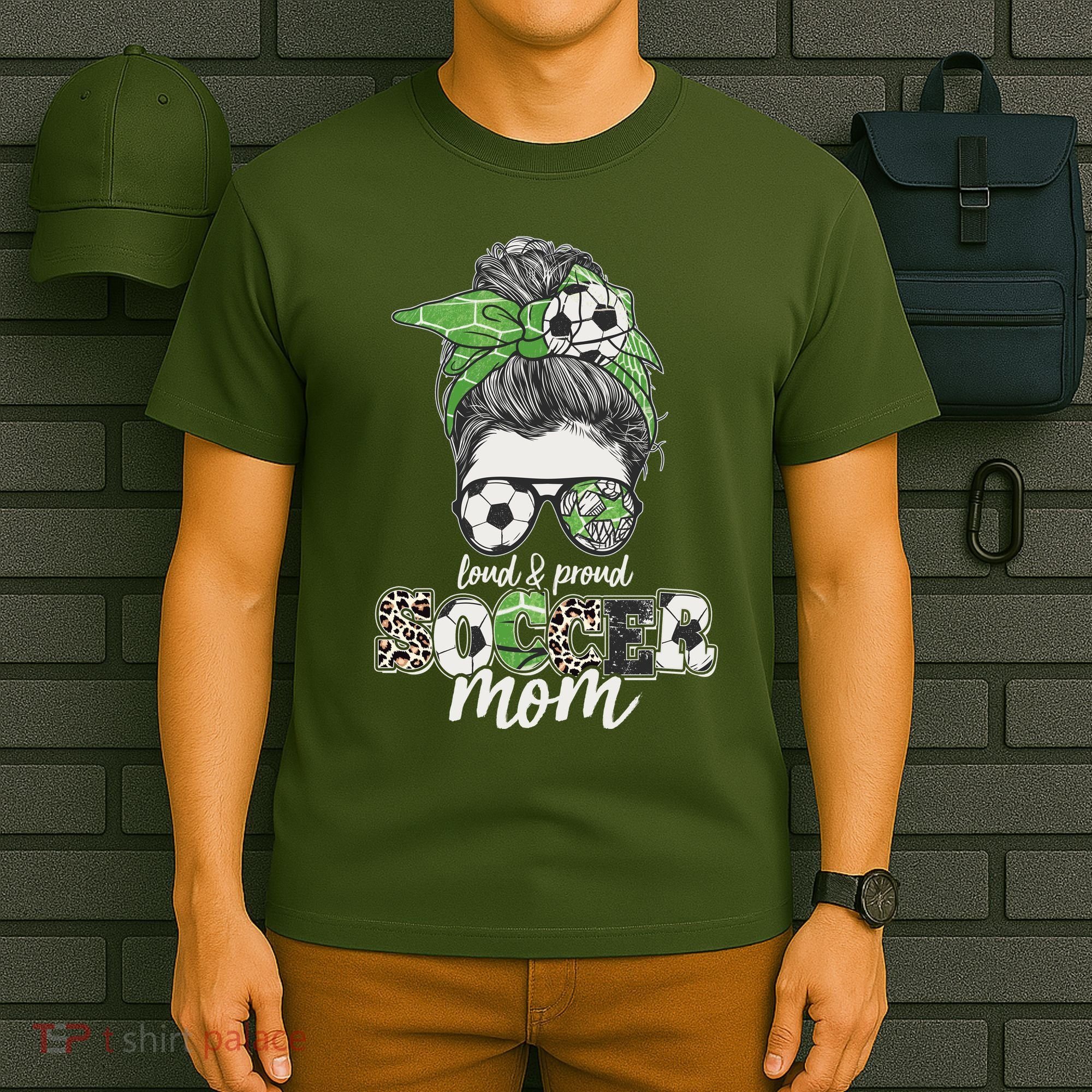 Cute Loud And Proud Soccer Mom T-Shirt