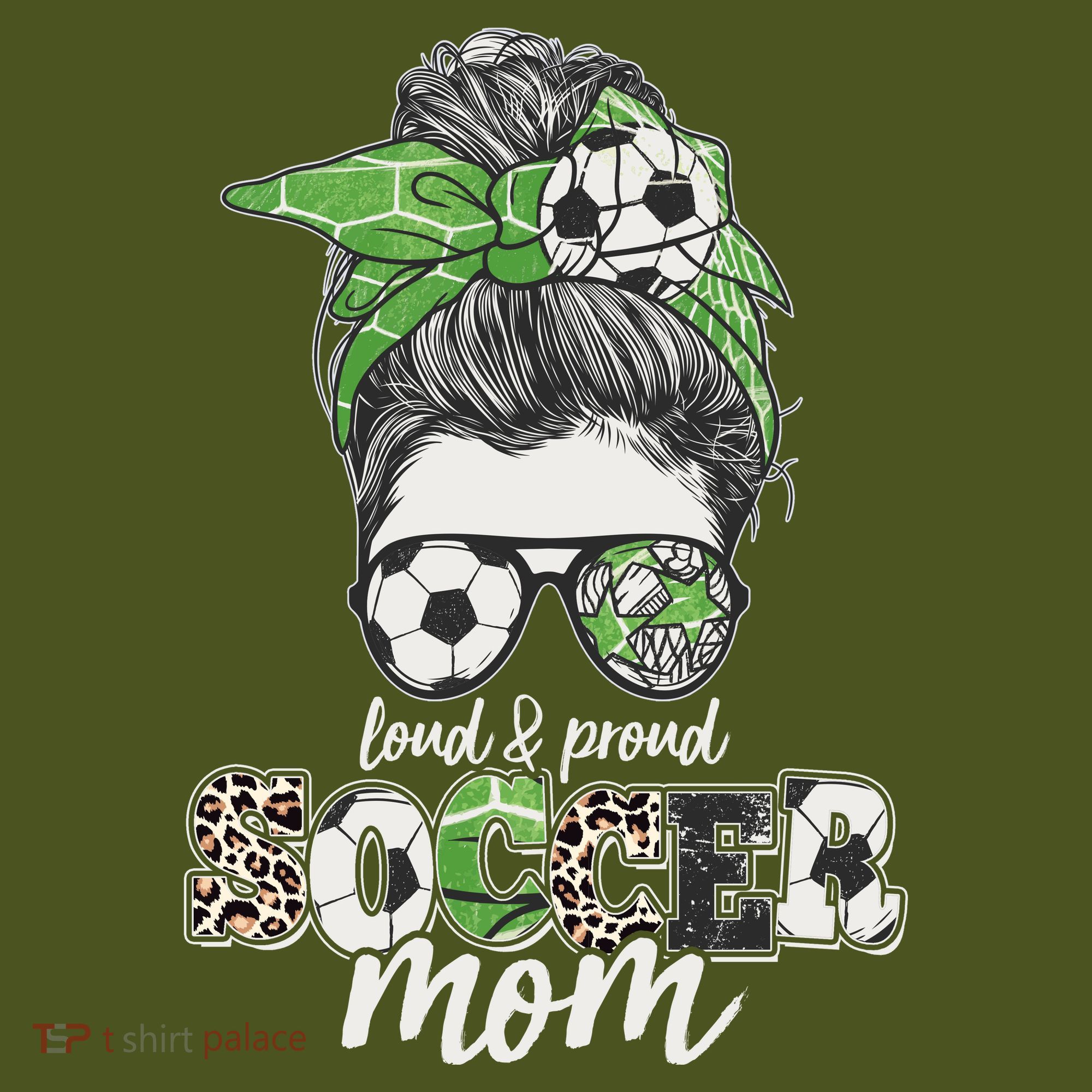 Cute Loud And Proud Soccer Mom Mousepad