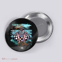 Chillin Like A Felon Trump For President 2024 Retro Summer Button thumb 0