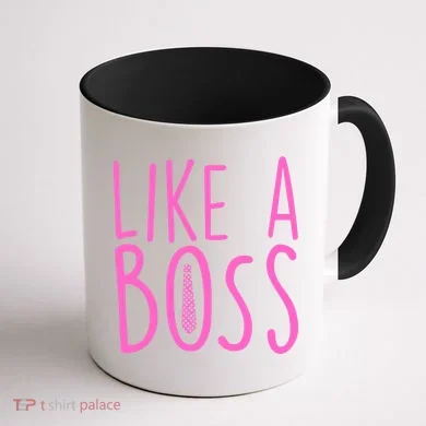 Cute Like A Boss Coffee Mug back