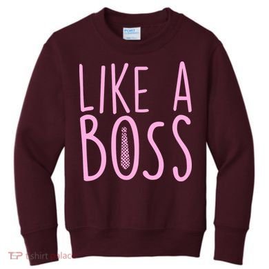 Cute Like A Boss Kids Sweatshirt