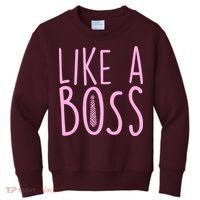 Cute Like A Boss Kids Sweatshirt thumb 0