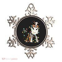 Christmas Lights Australian Shepherd Dog Lover Xmas Gift Cute Gift Ornament thumb 0