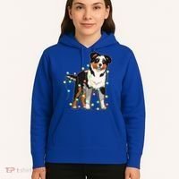 Christmas Lights Australian Shepherd Dog Lover Xmas Gift Cute Gift Hoodie thumb 5