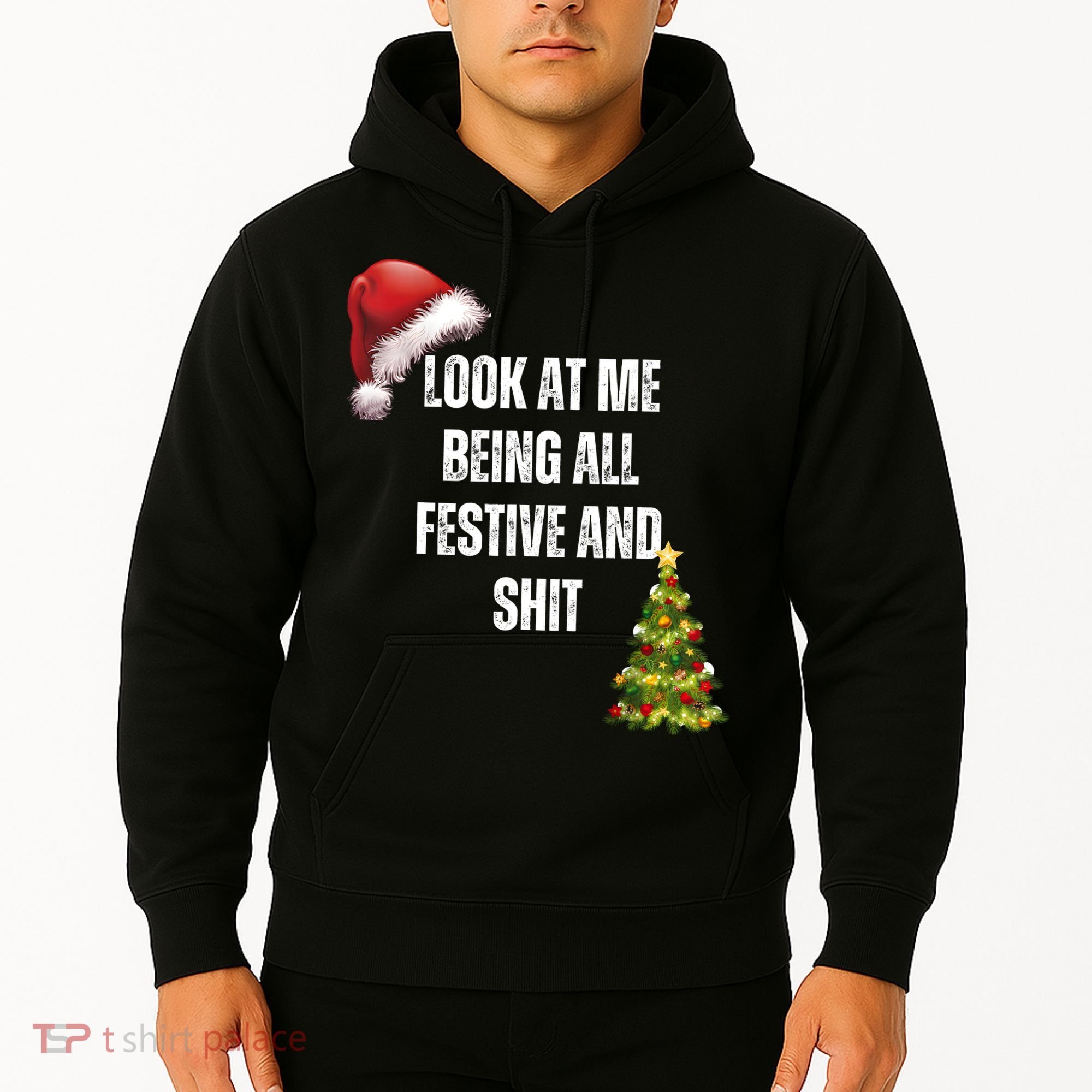 Christmas Look At Me Being All Festive And Shit Hoodie