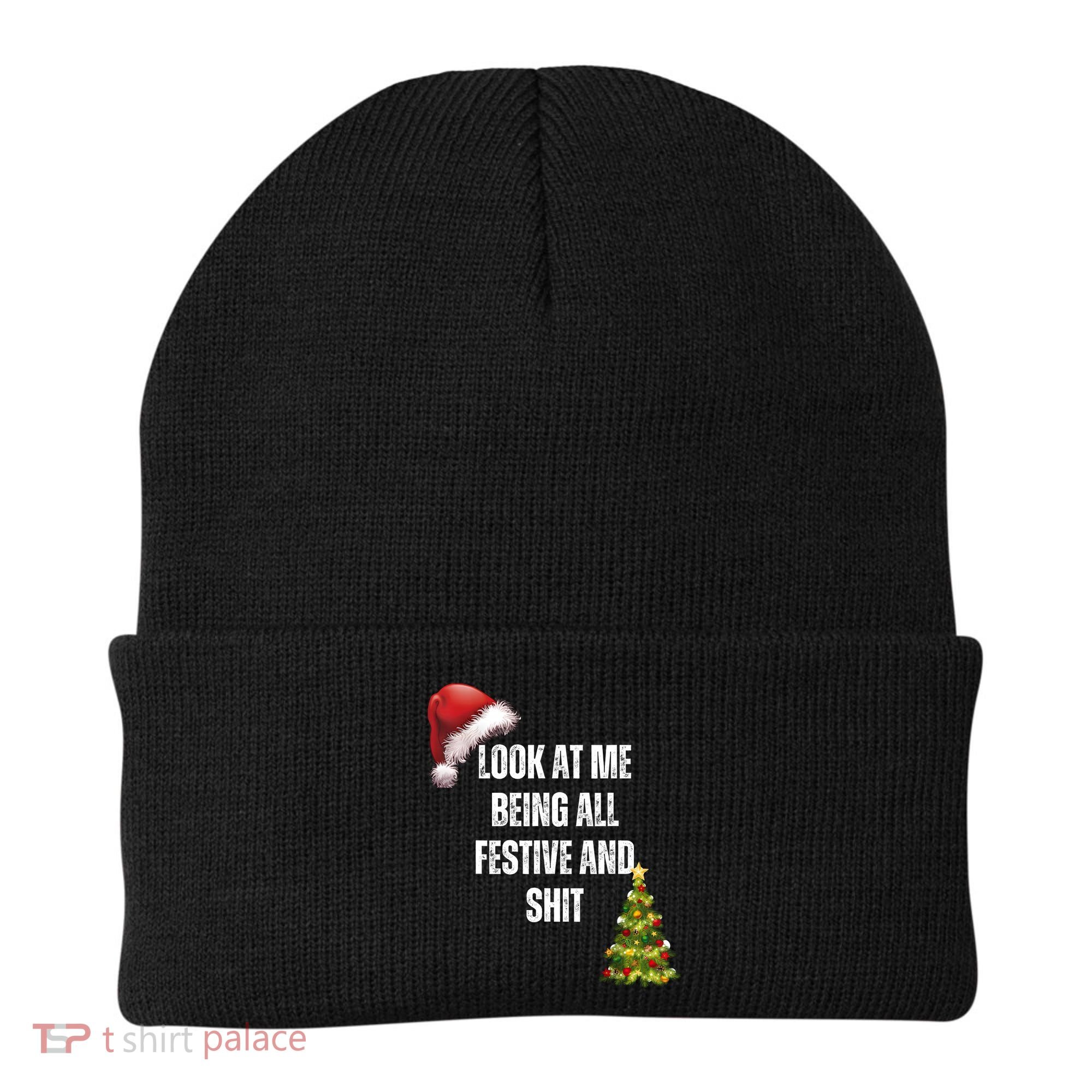 Christmas Look At Me Being All Festive And Shit Beanie
