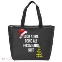 Christmas Look At Me Being All Festive And Shit Tote Bag thumb 0