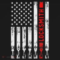 Cool Locksmith Art American Flag Lock Picker Apron thumb 3