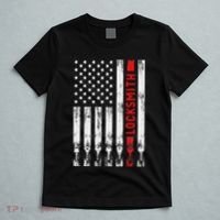 Cool Locksmith Art American Flag Lock Picker T-Shirt thumb 5