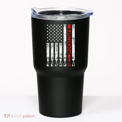 Cool Locksmith Art American Flag Lock Picker Tumbler