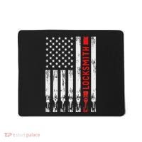 Cool Locksmith Art American Flag Lock Picker Mousepad thumb 0
