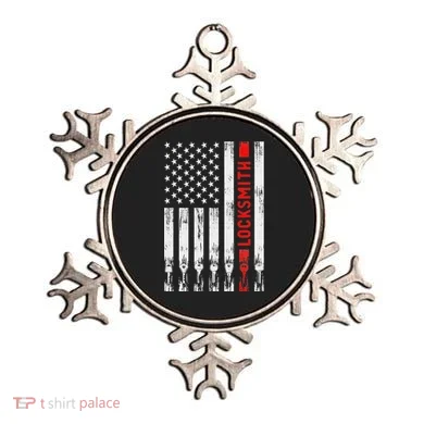 Cool Locksmith Art American Flag Lock Picker Ornament