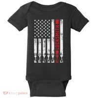 Cool Locksmith Art American Flag Lock Picker Baby Bodysuit thumb 0