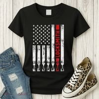 Cool Locksmith Art American Flag Lock Picker Women's T-Shirt thumb 3