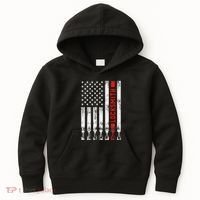 Cool Locksmith Art American Flag Lock Picker Kids Hoodie thumb 0
