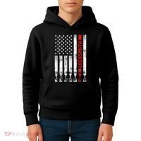 Cool Locksmith Art American Flag Lock Picker Kids Hoodie thumb 4