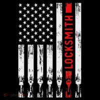 Cool Locksmith Art American Flag Lock Picker Tote Bag thumb 4