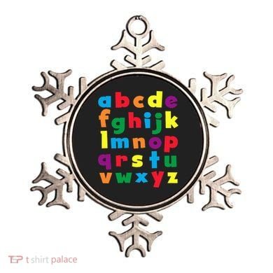 Colorful Letters Alphabet Educational Abcs Ornament