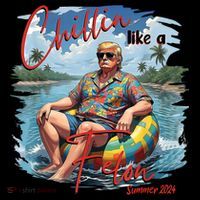 Chillin Like A Felon Retro Summer Pink Funny Trump 2024 Coffee Mug thumb 5
