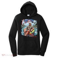 Chillin Like A Felon Retro Summer Pink Funny Trump 2024 Women's Hoodie thumb 0