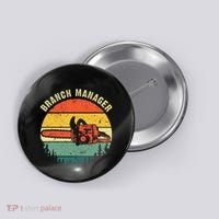 Cool Lumberjack Art Women Arborist Logger Branch Manager Button thumb 0