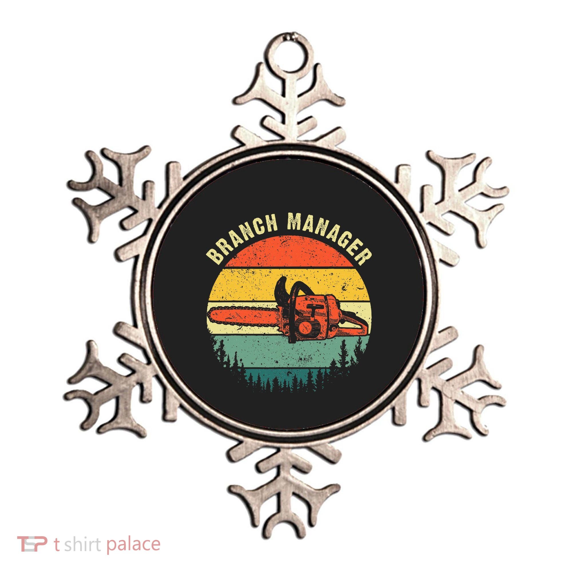 Cool Lumberjack Art Women Arborist Logger Branch Manager Ornament