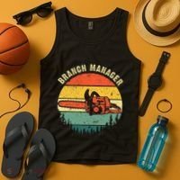 Cool Lumberjack Art Women Arborist Logger Branch Manager Tank Top thumb 4