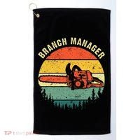 Cool Lumberjack Art Women Arborist Logger Branch Manager Golf Towel thumb 0