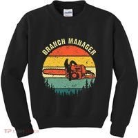 Cool Lumberjack Art Women Arborist Logger Branch Manager Kids Sweatshirt thumb 0