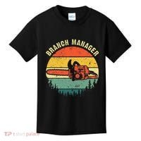Cool Lumberjack Art Women Arborist Logger Branch Manager Kids T-Shirt thumb 0