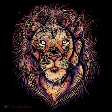 Colorful Lion Abstract Coffee Mug