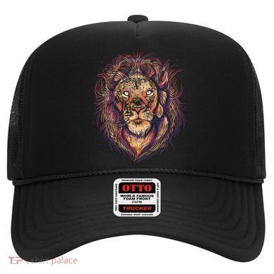 Colorful Lion Abstract Hat