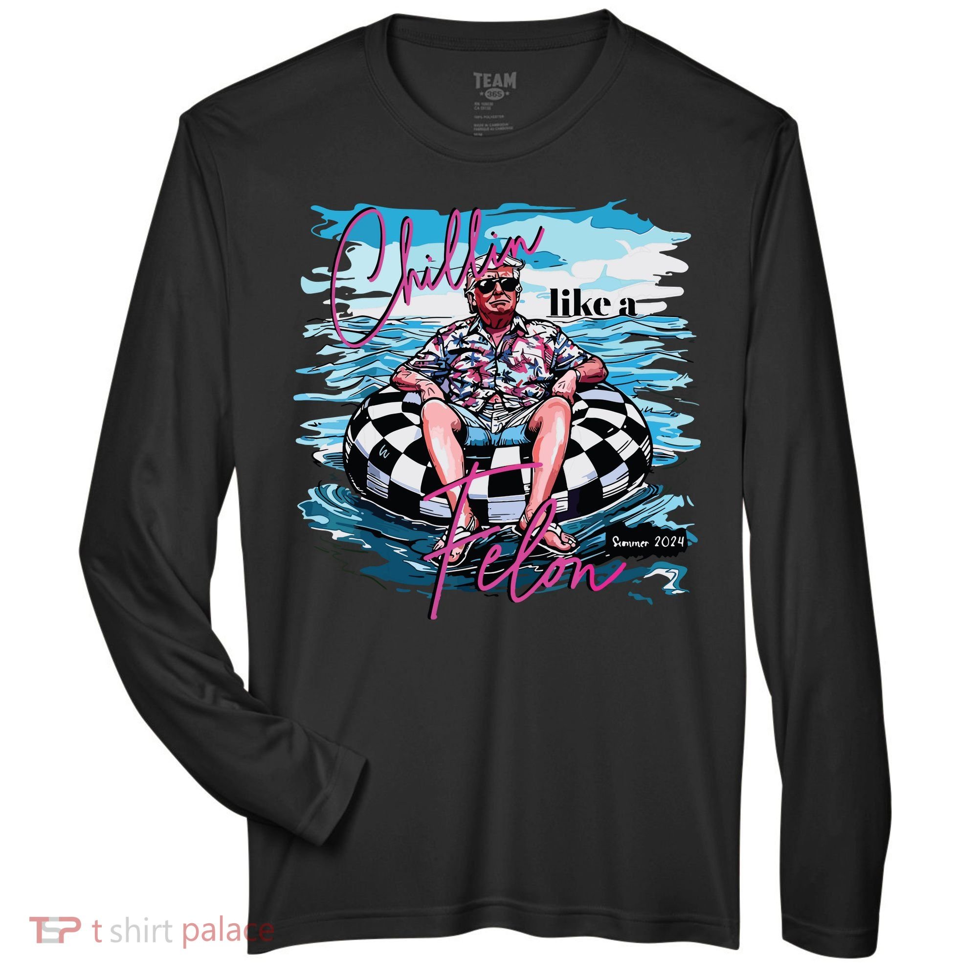 Chillin Like A Felon Zone Performance Long-Sleeve T-Shirt