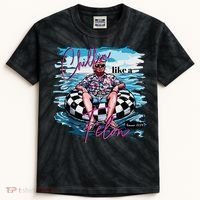 Chillin Like A Felon Kids Tie-Dye T-Shirt thumb 0
