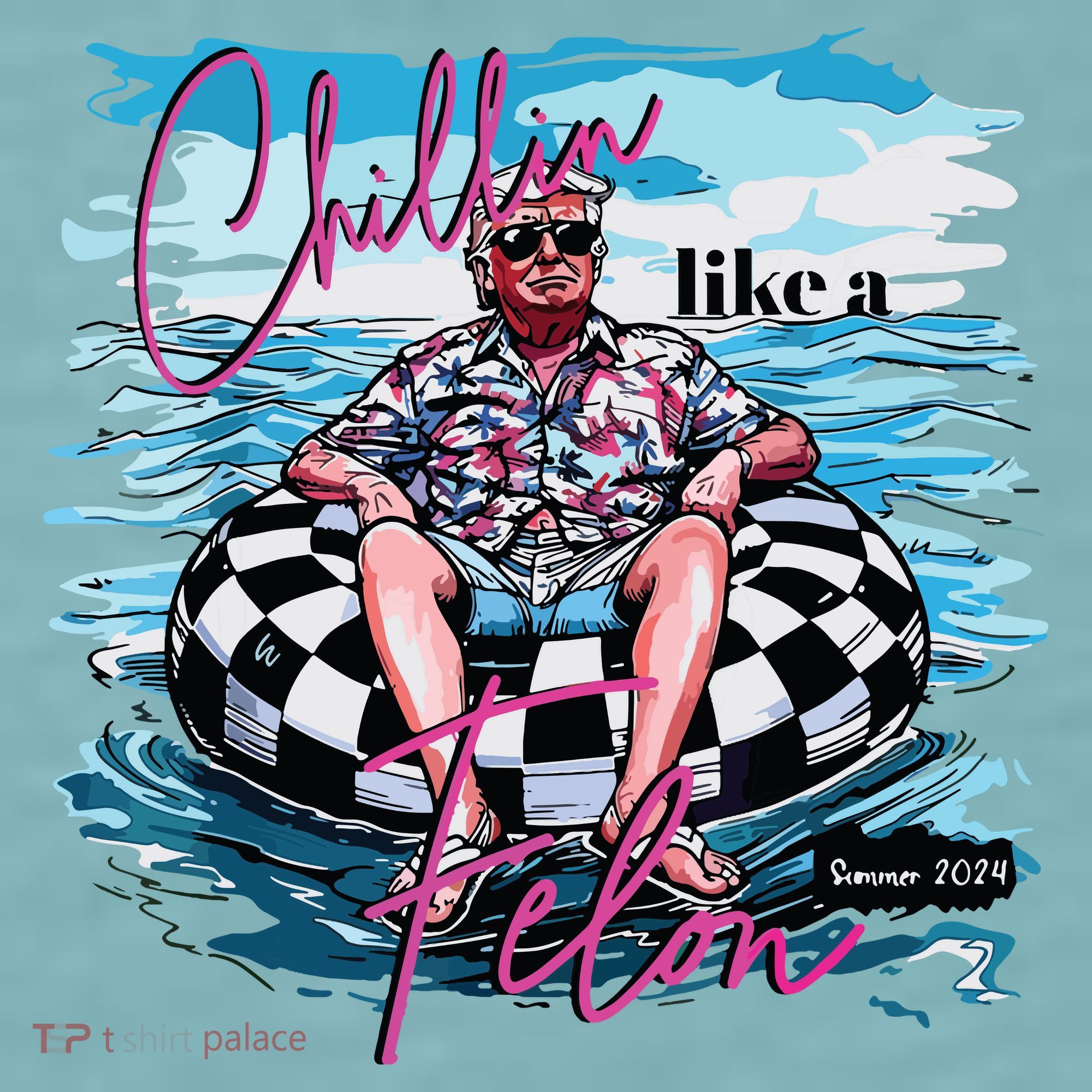 Chillin Like A Felon Sueded Cloud Jersey T-Shirt
