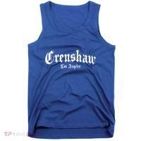 Crenshaw Los Angeles California Hood Tank Top thumb 0