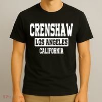 Crenshaw Los Angeles California South Central Hip Hop Gangsta Rap T-Shirt thumb 3