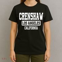 Crenshaw Los Angeles California South Central Hip Hop Gangsta Rap T-Shirt thumb 4