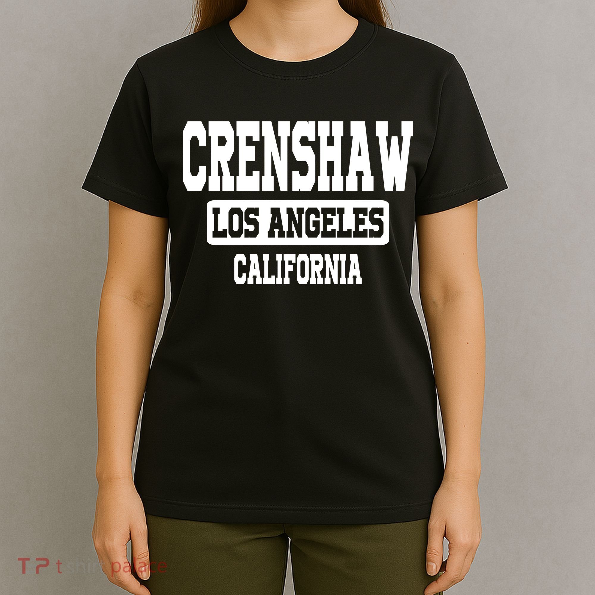 Crenshaw Los Angeles California South Central Hip Hop Gangsta Rap T-Shirt