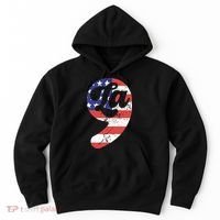 Comma La American Flag Kamala Harris Hoodie thumb 0